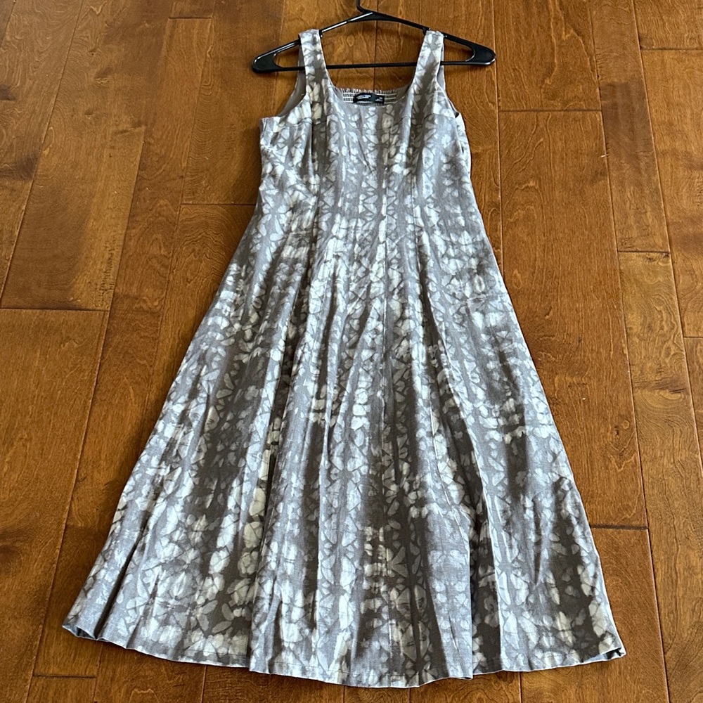 Simply Vera Vera Wang Gray Floral Maxi Dress